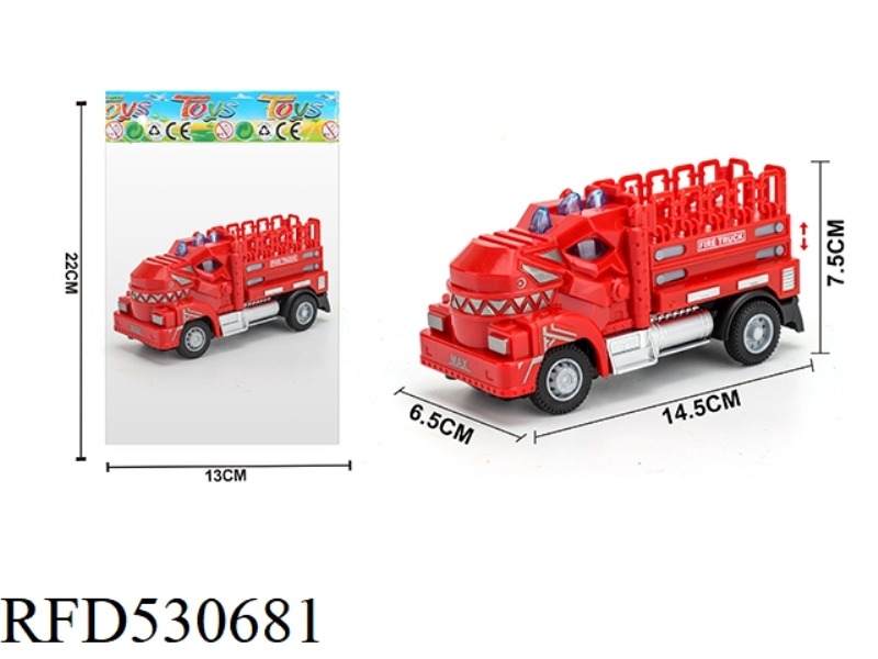 1:64 BOOMERANG MECHANICAL TYRANNOSAURUS LIFTING FIRE TRUCK