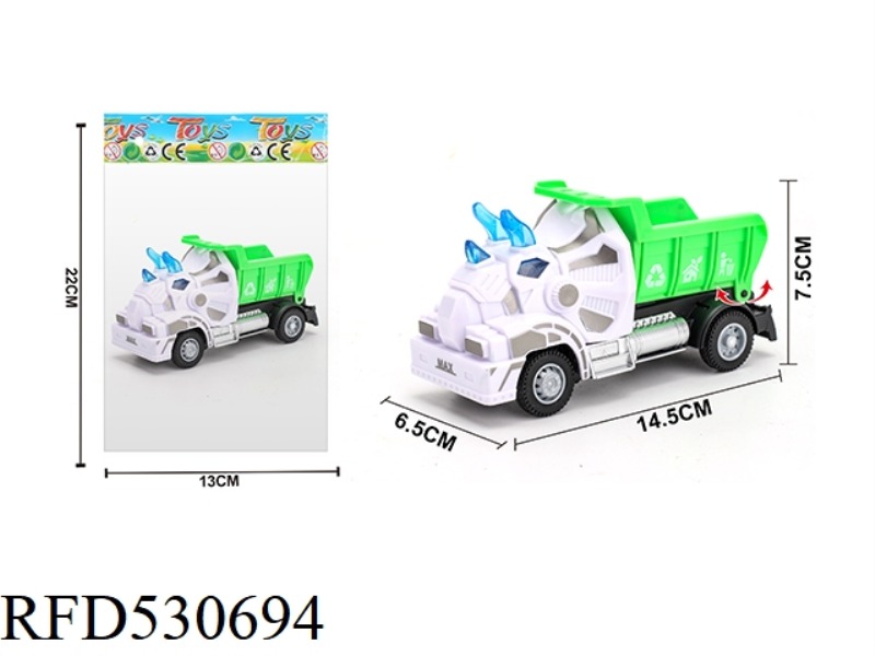 1:64 BOOMERANG TRICERATOPS SANITATION TRUCK