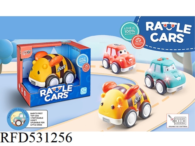 LAMP TYPE COMEBACK GLUE BEE CAR, JEEP, TAXI CAR (THREE MIXED WITH LIGHTS)