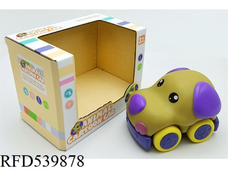 HUI LI GLUE CAR SHELL CARTOON PUPPY CAR WITH SOUND IC