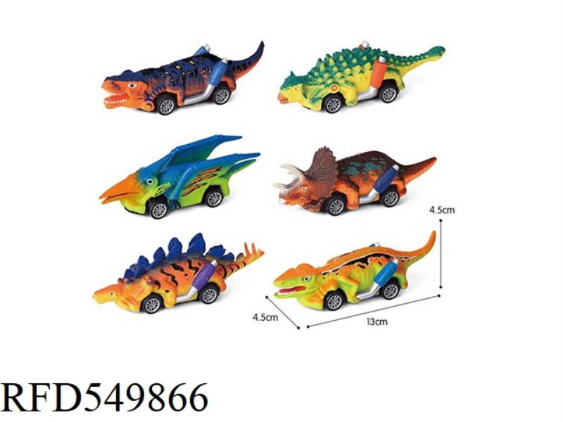DINOSAUR PULL-BACK CAR