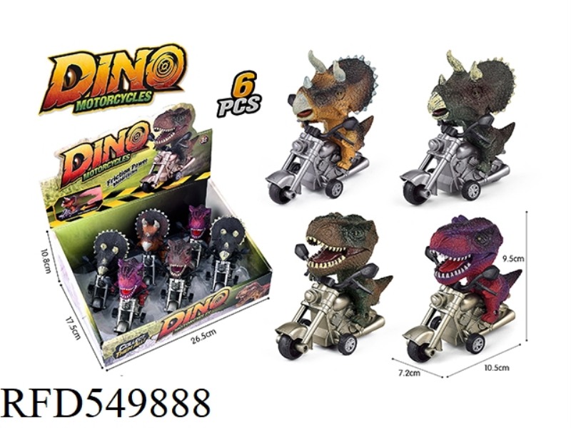 6 INERTIA DINOSAUR MOTORCYCLE RACING