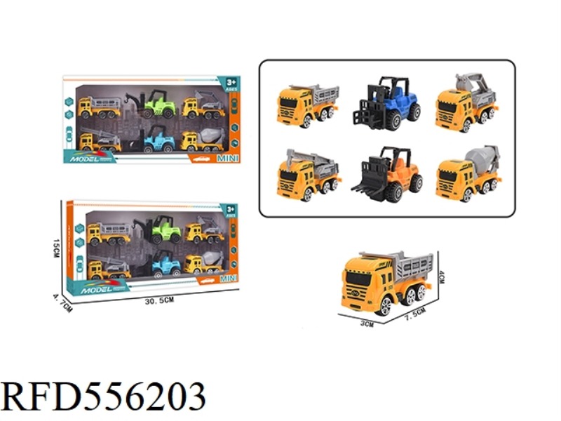 PULL BACK FORKLIFT 6 ONLY LOAD