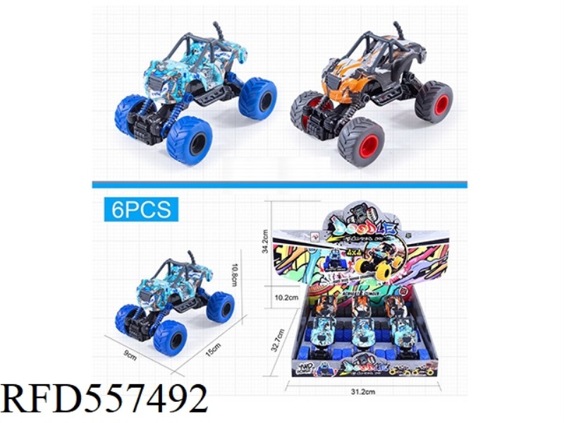 DUAL COMEBACK GRAFFITI SUV 6PCS