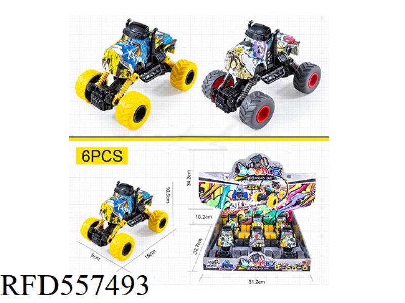 DUAL COMEBACK GRAFFITI SUV 6PCS