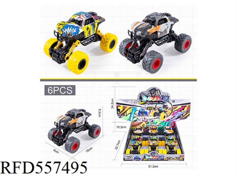 DUAL COMEBACK GRAFFITI SUV 6PCS