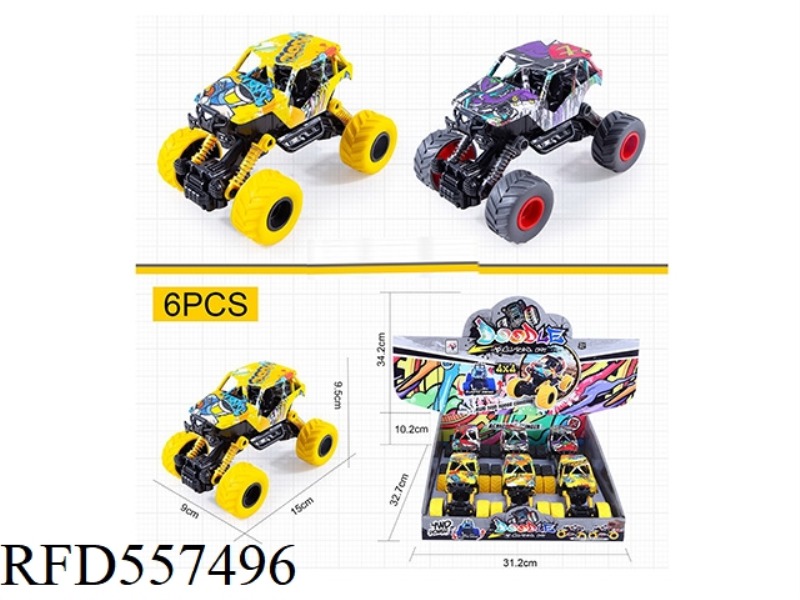 DUAL COMEBACK GRAFFITI SUV 6PCS