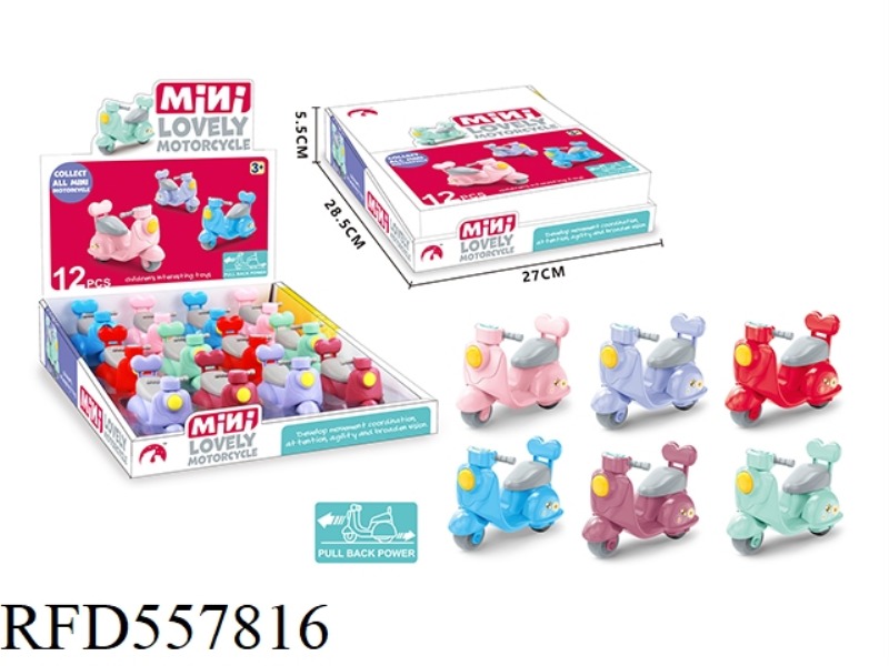 ENGLISH PULAI MOTORCYCLE 12PCS/ BOX