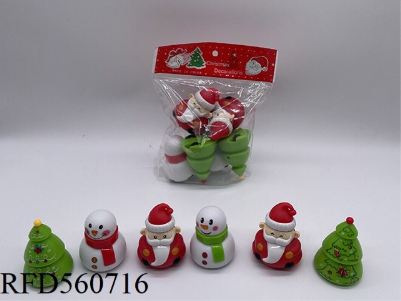 CHRISTMAS PULL-BACK (SANTA, SNOWMAN, CHRISTMAS TREE)