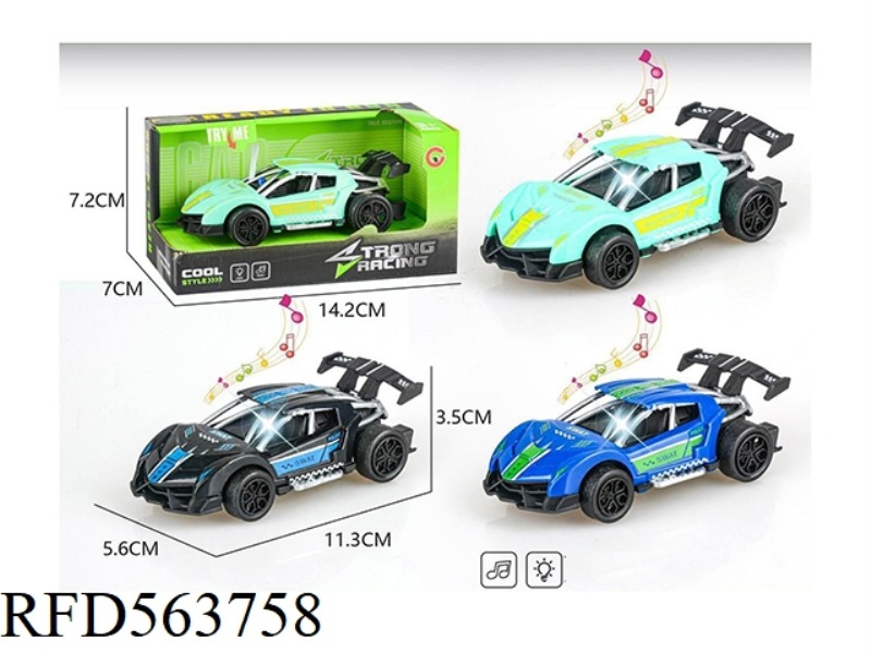 TRUMPET LIGHT MUSIC BOILBACK SKELETON SPORTS CAR POLICE CAR