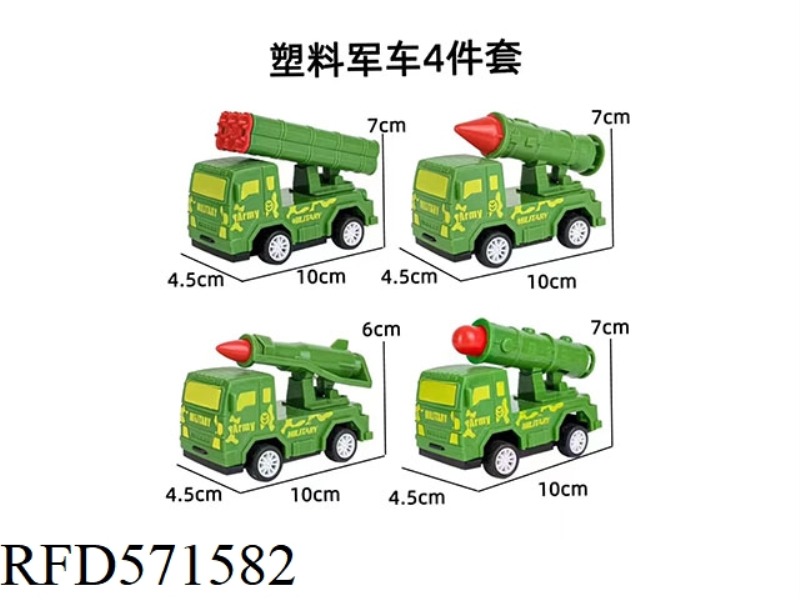 MILITARY VEHICLE IN PULL-BACK