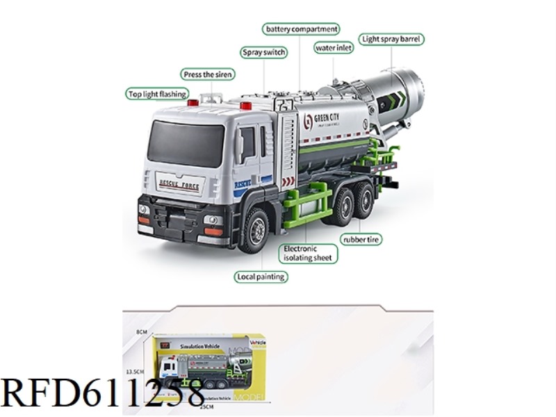 SIMULATION CITY DUST SPRAY CAR