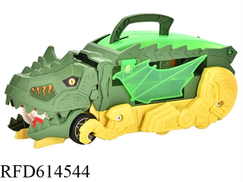 SWALLOWING DINOSAUR (WITH 6 RESILIENT ALLOY IRON CARTS)