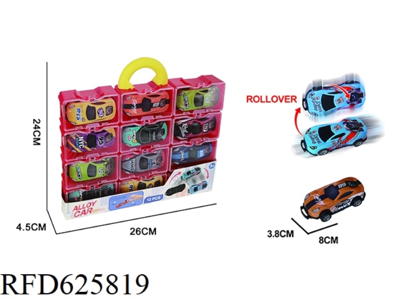 8.6 ROLLOVER IRON TRUCK (12PCS)