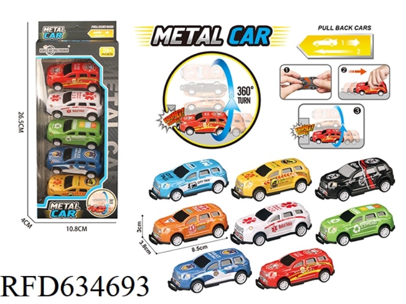 REBOUND CARTWHEEL ALLOY CAR