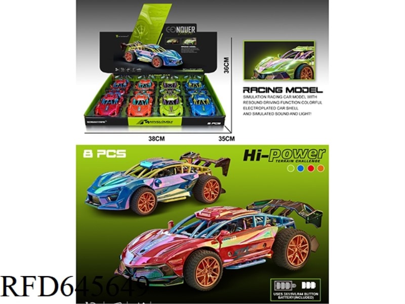 NEON PAINTED SHELL RACER