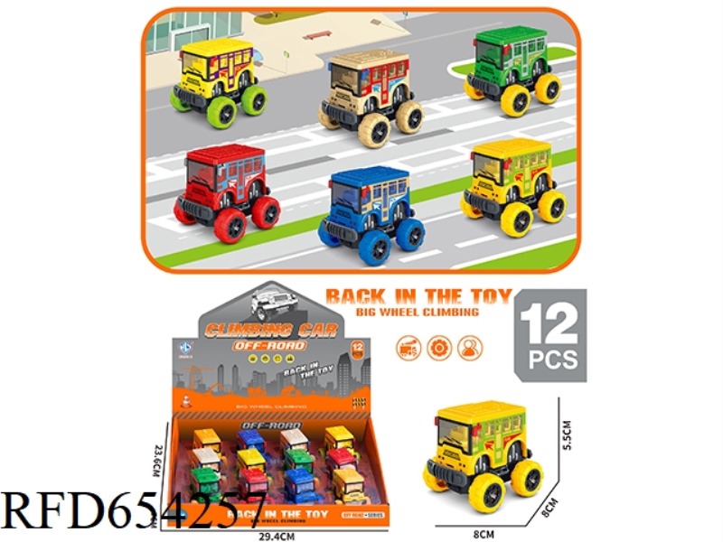 JAI ALAI BIG WHEEL BUS 12PCS