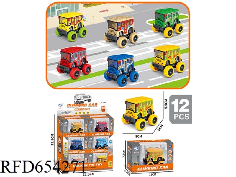 JAI ALAI BIG WHEEL BUS 12PCS