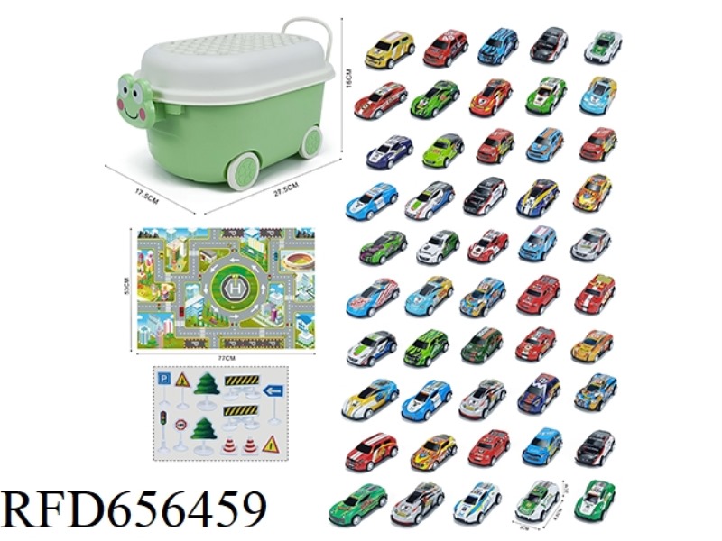 FROG BUCKET (WITH 50 BOAI IRON CARTS +1 MAP +12 ROAD SIGNS)
