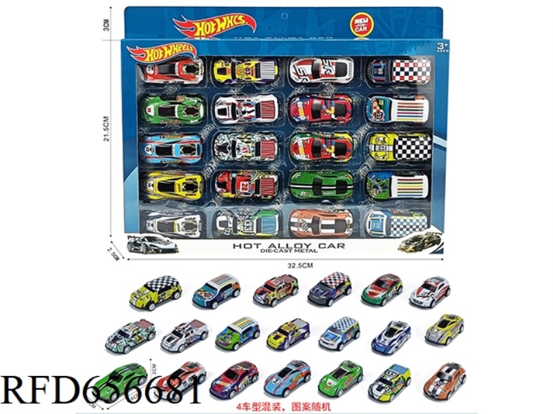 20 PULL-BACK CARS
