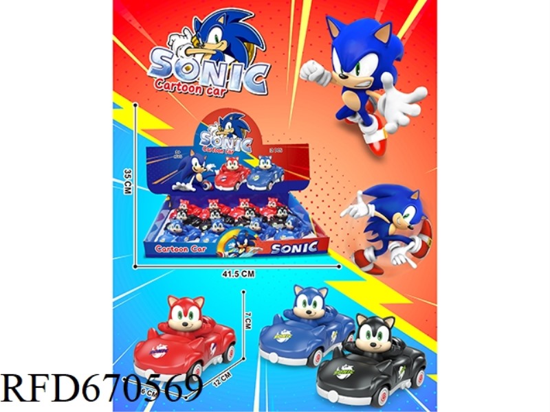 SONIK WARRIOR CAR (12PCS)
