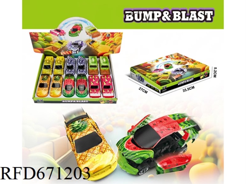12 PIECES OF HUILI FRUIT BURST CART