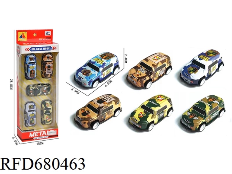 1:64 IRON SHEET REBOUND RACING CAR MODEL