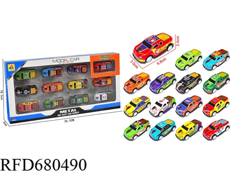 1:64 IRON SHEET HUILI PICKUP TRUCK