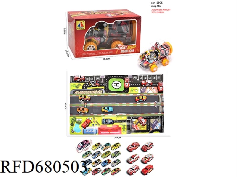 STORAGE OF MOTHER AND CHILD CARTS +12 IRON SHEET REBOUND CARTS + FLOOR ICONS