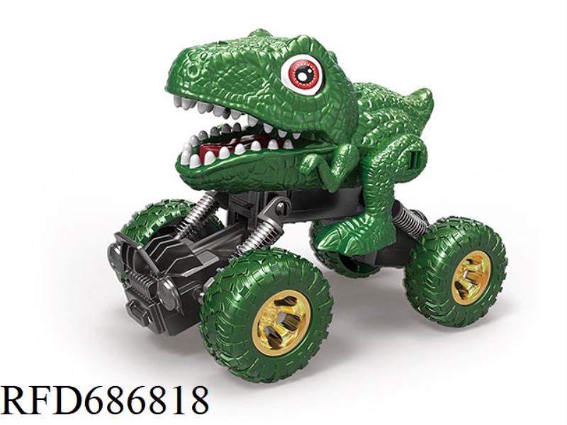 DOUBLE REBOUND DINOSAUR CAR, BIG FOOT CAR, CLIMBING CAR