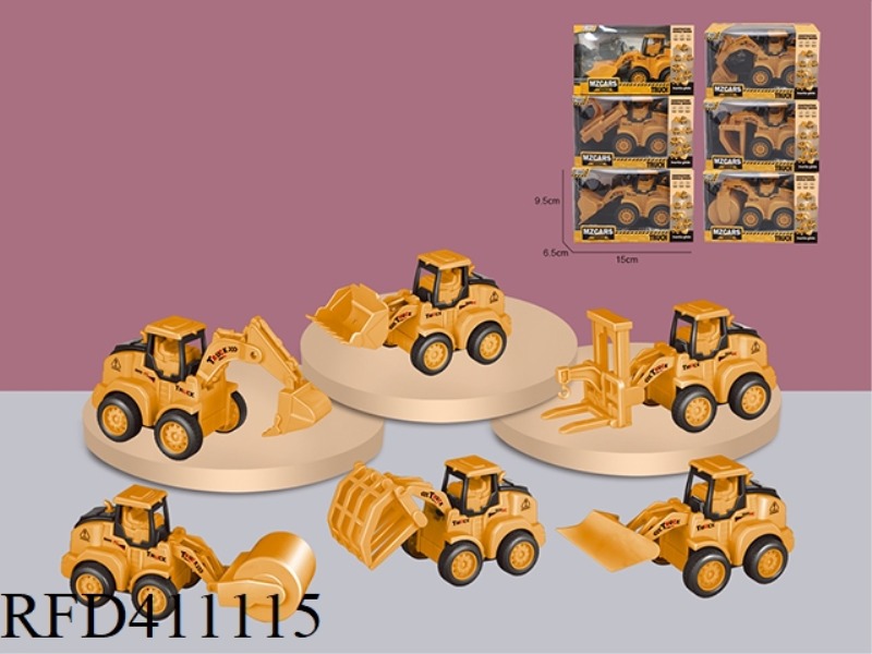 6 TYPES OF MIXED CONSTRUCTION TRUCKS