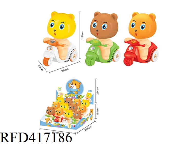 BEAR PRESSURE CAR 12PCS