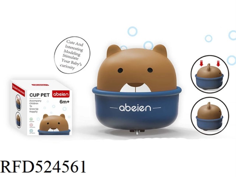 CUTE CUP PET PRESS CAR BEAR