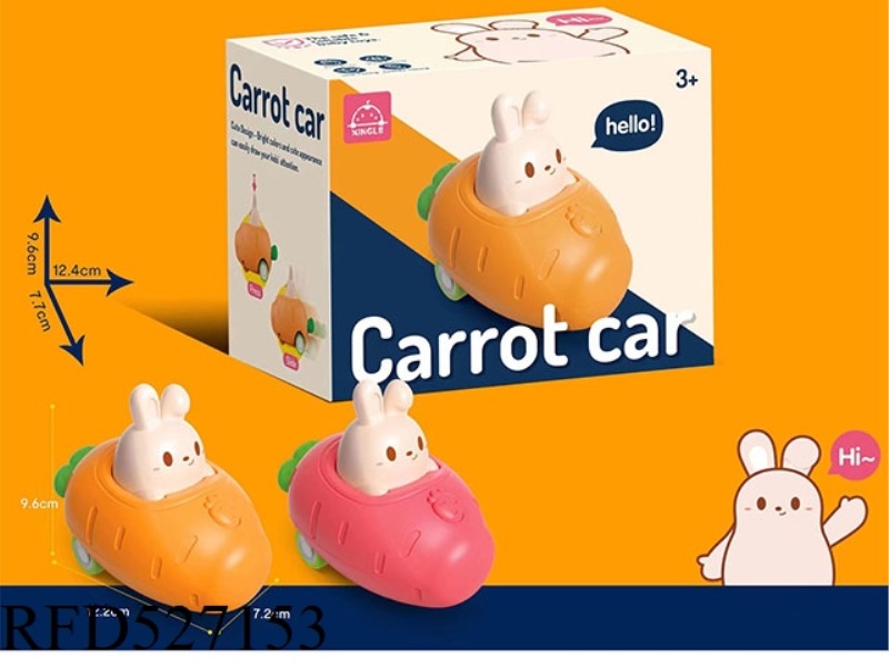 PRESS THE CARTOON RADISH CAR