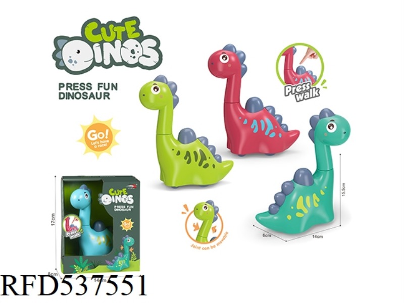 CARTOON PRESS BRACHIOSAURUS