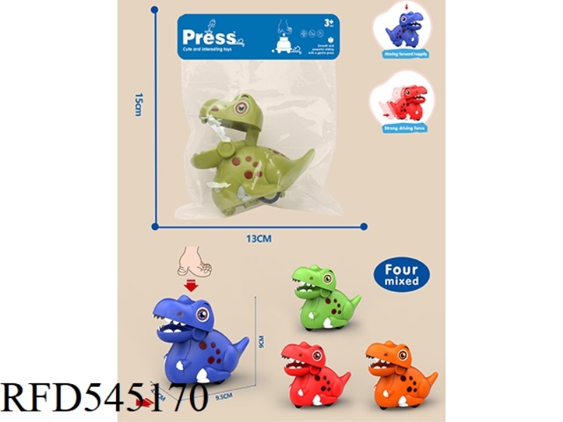 PRESS DINOSAUR (4-COLOR MIX)