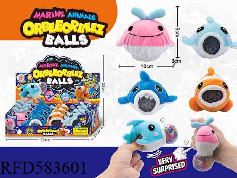 PINCH MUSIC UNDERWATER BIOLOGICAL PLUSH VENT DECOMPRESSION DOLL BALL