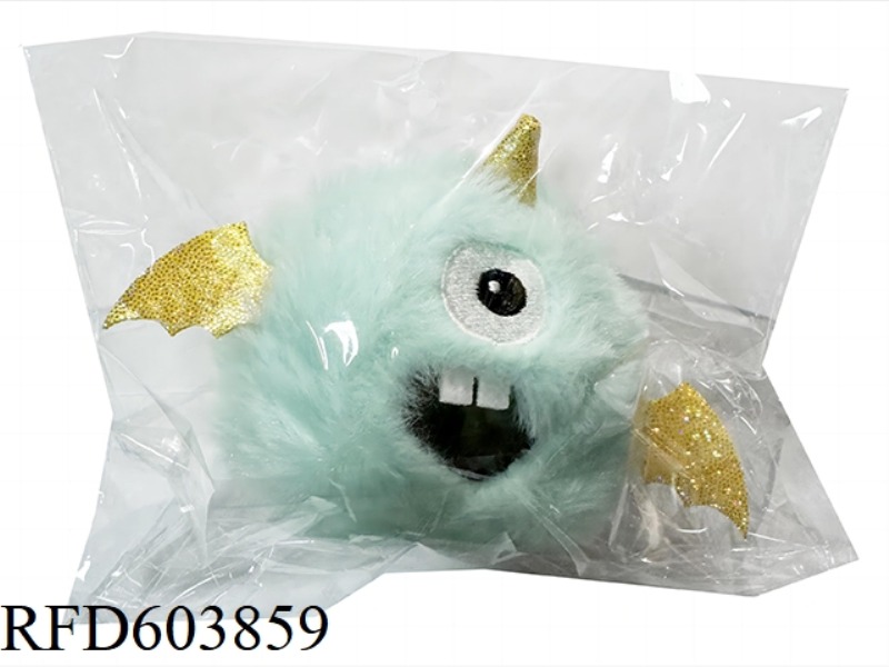 PINCH HAPPY CYCLOPS FUR VENT RELIEF DOLL BALL (ENVIRONMENTALLY FRIENDLY BULLET BEAD)