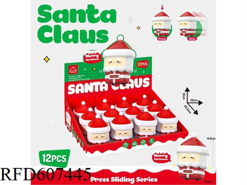 PRESS SANTA CLAUS (12PCS)