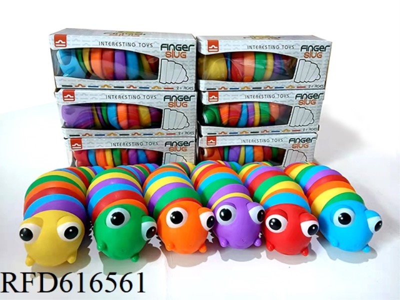 FIDGERSLUG DECOMPRESSES SLUGS, SLUGS, SNAILS AND CATERPILLARS TOYS