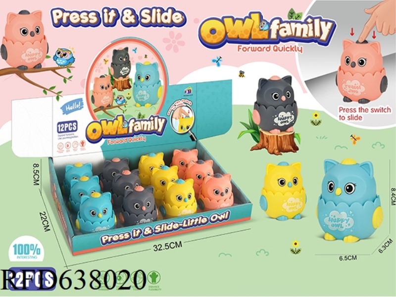 PRESS OWL 12PCS