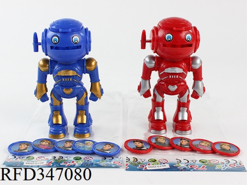 LARGE LAUNCH ROBOT (ICE AND SNOW PRINCESS PATTERN)