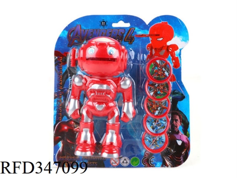 LARGE LAUNCH ROBOT (AVENGERS 4 PATTERN)
