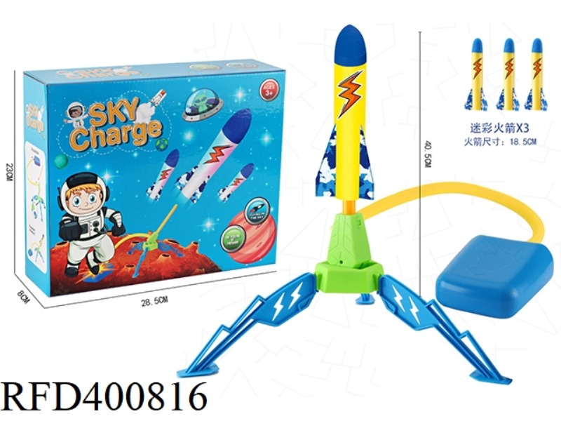PEDAL EJECTION ROCKET
