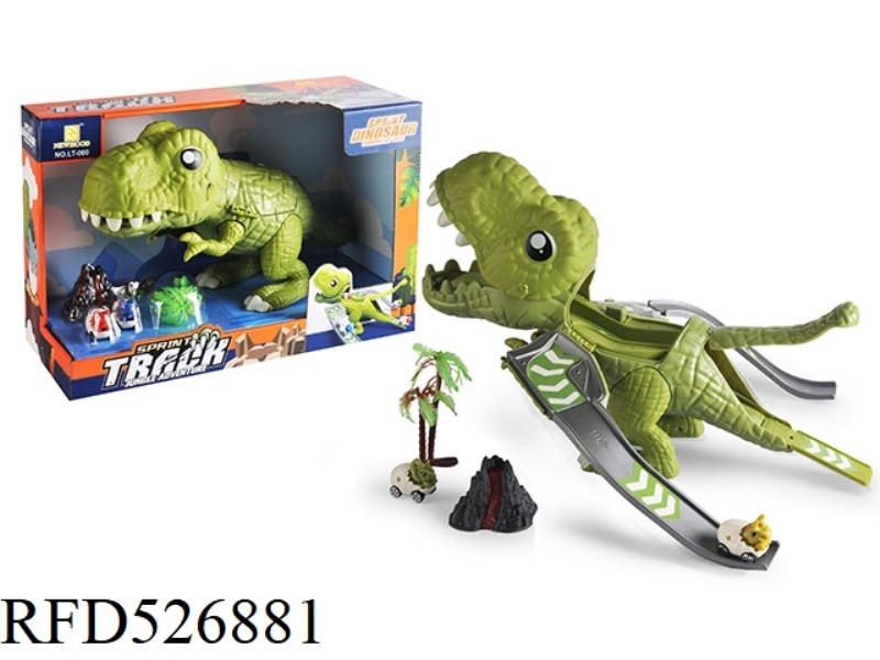 DINOSAURS CATAPULT THROUGH THE HOUSE SCENE TOYS