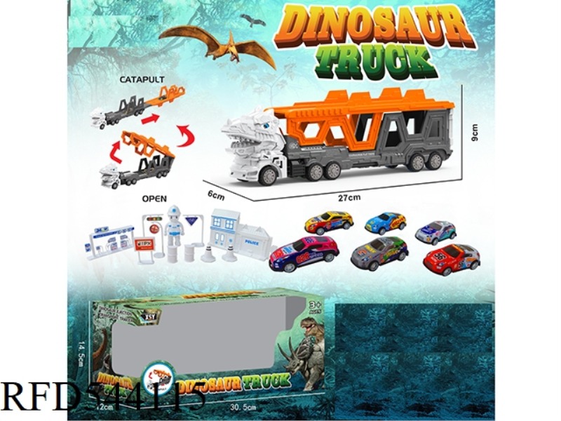 TYRANNOSAURUS REX CITY FOLDING EJECTION TRAILER