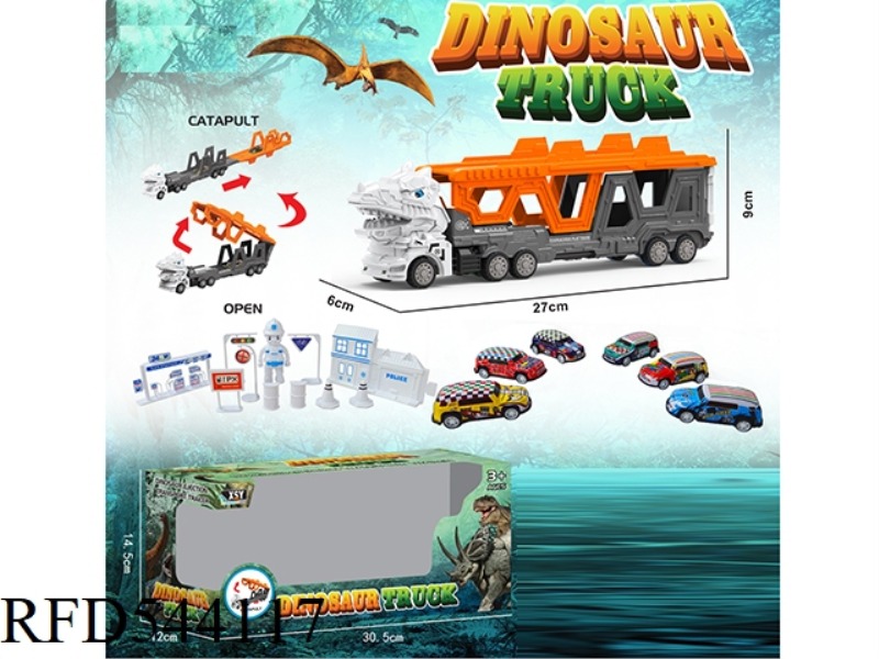 TYRANNOSAURUS REX CITY FOLDING EJECTION TRAILER