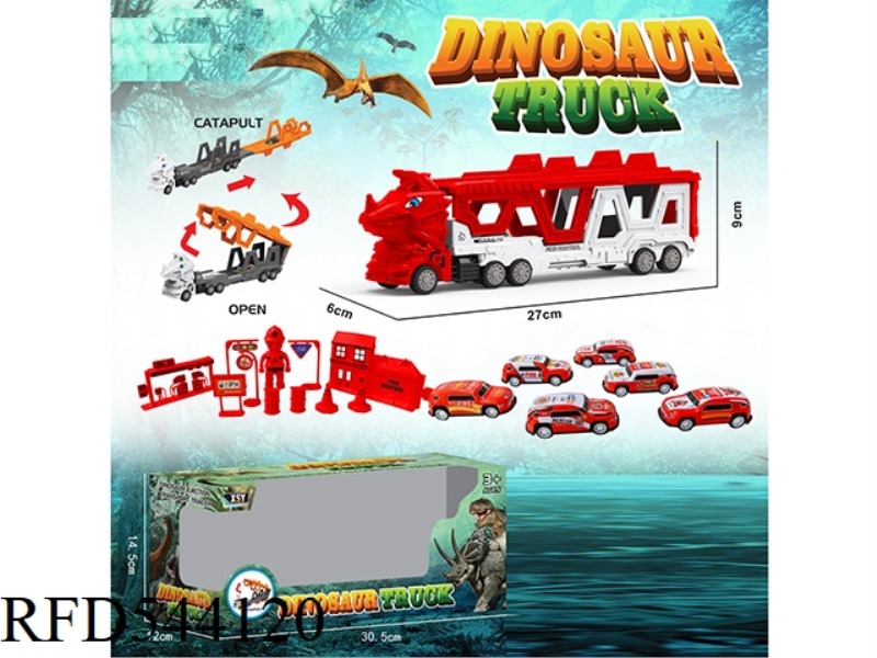 TRICERATOPS FIRE FOLDING EJECTION TRAILER