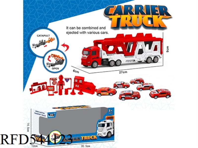 ALLOY FIRE FOLDING EJECTION TRAILER