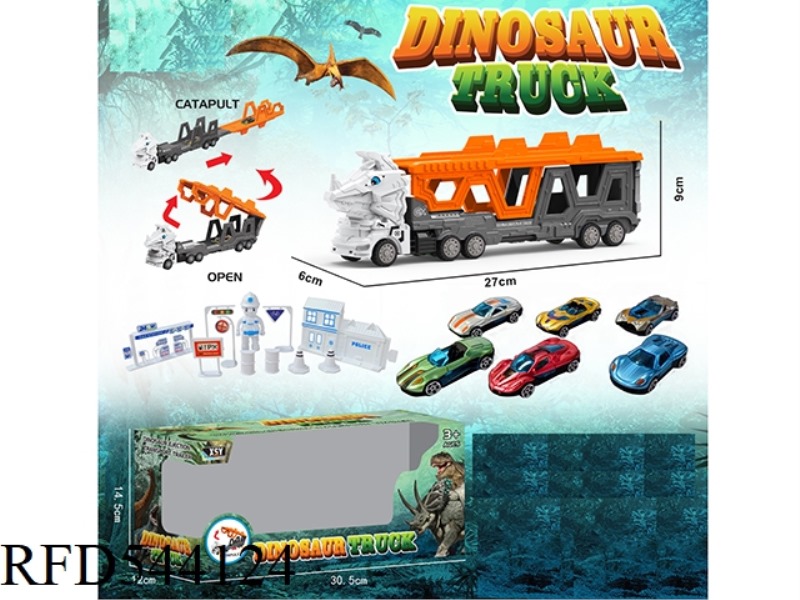 TRICERATOPS CITY FOLDING EJECTION TRAILER